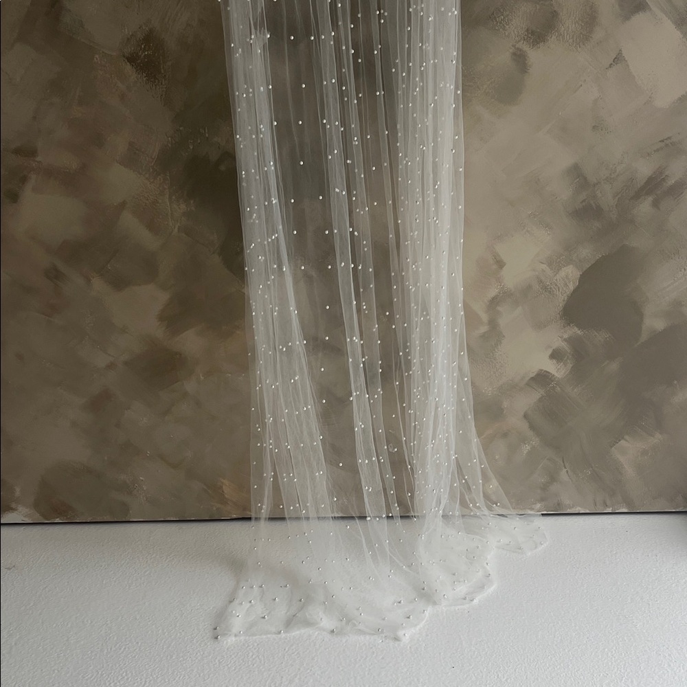 Maternity Sheer White Robe - Picture 3 of 7